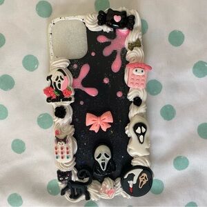 Ghostface Decoden Black and Pink iPhone 11 Case